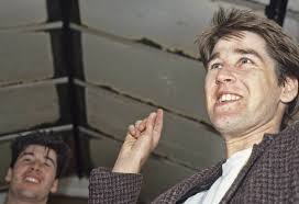 Gary Daly, Eddie Lundon (China Crisis) Fototermin mit China Crisis in einem  Londoner Hotel