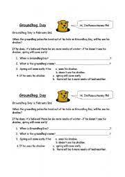 With this compilation of punxsutawney phil's forecasts, you can find out. Groundhog Day Esl Worksheet By Eng789