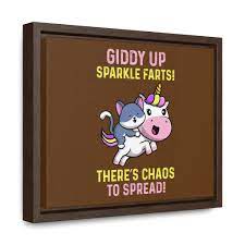 Giddy up Sparkle Farts There's Chaos to Spread Gallery - Etsy Israel