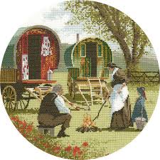 You will find designs of celtic, egyptian, asian and southwest flair. Gypsy Caravans Cross Stitch Kit Only 36 50