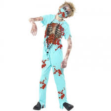 Deguisement hecho de cartón y papel mache.étape 1: Deguisement Docteur Zombie Garcon Pour Halloween