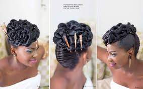 Coiffure Mariage Coutumier Gabon Gabonese Wedding Hairstyle Traditionnal African Wedding Hair African Wedding Hairstyles Traditional Hairstyle Coiffure Mariage
