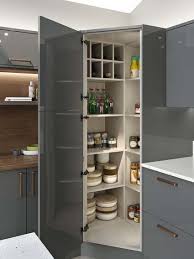 Hodedah hi224 cherry 4 door pantry cabinet. Kitchens Tricky Corner Cupboards The Home Studio Interior Designers