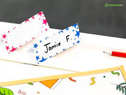 They will help you keep your monthly materials together, your lesson plan materials ready at hand and even your math and computer materials organized too! 15 Inventive Desk Nameplate Ideas Teach Starter