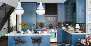 Is the blue kitchen above a little too bright and airy for you? 40 Blue Kitchen Ideas Lovely Ways To Use Blue Cabinets And Decor In Kitchen Design
