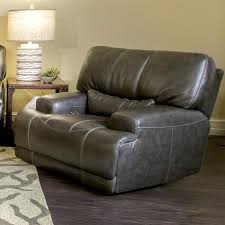 Stampede Charcoal Leather Power Recliner Nebraska Furniture Mart Furniture Nebraska Furniture Mart Home Living Room