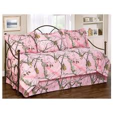 Realtree ap pink camo bedding set: Realtree Ap Pink Daybed Ensemble By Kimlor Mills The Log Furniture Store