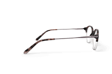 Flower Women's FLR6047 Prescription Eyeglasses with Case, Brown Tortoise