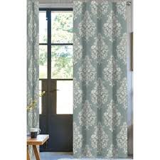 A1 Home Collections Damask Light Filtering Drapery Panel In Mint Green 50 In X 108 In A1pdrp005 108 2 The Home Depot