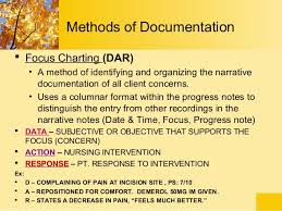 documentation and reporting