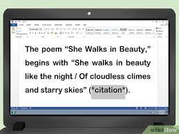 For example, (browning, line 3). How To Quote Poetry In An Essay With Pictures Wikihow