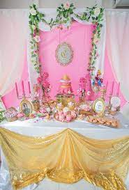 Perfectly Pink Sleeping Beauty Birthday Party Kara S Party Ideas Sleeping Beauty Birthday Party Girls Birthday Party Decorations Sleeping Beauty Party
