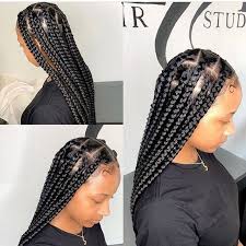 Black And Blonde Jumbo Knotless Braids New The 10 Best Braid Ideas Today With Pictures Jumbo Knotless Braids Westphillysalon Tres Box Braids Styling Long Box Braids Braided Hairstyles Easy