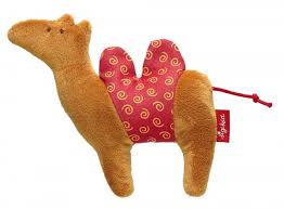 The ad illustrated on the left for example, relies primarily on a combination of classic symbolic imagery. Sigikid Red Stars Grasping Toy Camel Sigikid