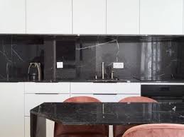 It is very sturdy & looks great! Best 60 Modern Kitchen White Cabinets Marble Backsplashes Design Dwell