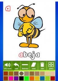 Free Kids Ipad And Iphone App From Onlinefreespanish Spanish Alphabet Coloring With Images Ipad Kids Kids App Learning Spanish For Kids