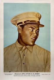 Set of 3 Original Vintage WWII Boxing Posters: Joe Louis, Jack Dempsey,  Gene Tunney