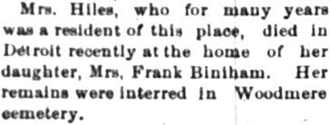 Martha Jane Parker Hiles (1817-1882)