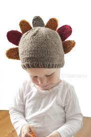 You can't go wrong with knitting baby hats. Thanksgiving Turkey Hat Knitting Pattern Little Red Window