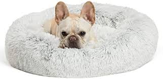 This concept is known to therapists who use it to help ease anxiety. Amazon Com Best Friends By Sheri The Original Calming Donut Cat And Dog Bed In Shag Fur Small 23 X23 In Frost Machine Washable Pet Supplies