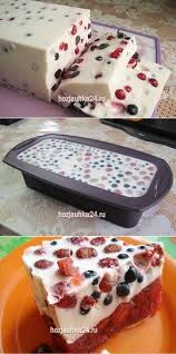 бисквитный торт с желе и фруктами рецепт с фото Smetannyj Desert S Yagodami Smetannyj Tort Zhele Chem Bolshe Raznyh Yagod I Fruktov Vy Polozhite Tem Vkusnee I Interes How Sweet Eats Dessert Recipes Yummy Food