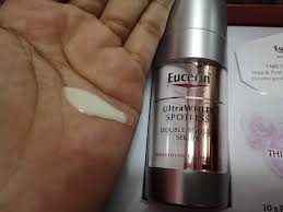 Testimoni dari pengguna ni bagitau lah , yang mereka dapat perubahan selepas dua sebanyak 94 peratus pengguna bersetuju yang eucerin® proacne solution a.i. Eucerin Ultrawhite Spotless Double Booster Serum Mengurangkan Tompok Gelap Tanpa Rawatan Laser