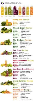 Reboot Juices Healthy Juices Green Smoothie Recipes Juicing Recipes
