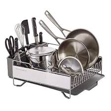 No assemble required, measures 16 1/2 by 11 by 5 9/10 inches approximately, perfect for apartments and condo. 10 Best Dish Racks Of 2021 Top Rated Dish Drying Racks