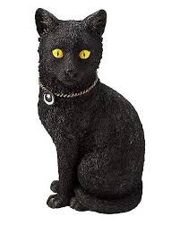 10 Inch Black Cat Decorations Spirithalloween Com Black Cat Decor Halloween Props Scary Halloween Decorations
