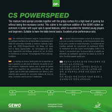 Pour moi, c'est une erreur car maintenant il va être beaucoup plus difficile de les mettre en place.» Gewo Belag Cs Powerspeed K Unlimited