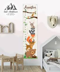Woodland Growth Chart Personalized Growth Chart
