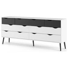 823+ matte cosmetic sprayer bottle mockup png. Bahamas Black White 8 Drawer Dresser Mirror Contemporary Dressers By Furniture Import Export Inc Bahamas Dresser And Mirror Houzz