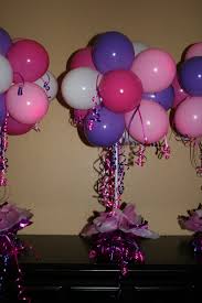 Balloon Table Centerpiece Party Balloons Valentine Centerpieces Baloon Decorations