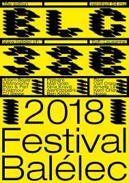 Festival Balelec 2018 On Behance Typographic Poster Poster Layout Festival