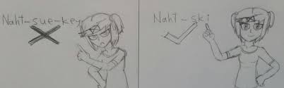 Use our interactive phonemic chart to hear each symbol spoken, followed by an example of the sound in a word. Natsuki Teaches You How To Correctly Pronounce Her Name Ddlc
