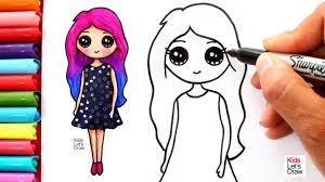 Dibujos Para Colorear Kawaii De Personas