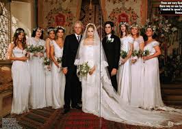 Beautiful Peaches With Her Special Alberta Ferretti Wedding Dress Peaches Geldof Wedding Pixie Bride Celebrity Weddings