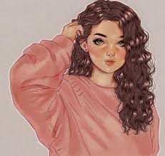 Soft Curls Feminine Energy Softcurls Soft Curls Feminine Energy Softcurls Soft Curls Feminine Energy So In 2020 Digital Art Girl Art Girl Girls Cartoon Art