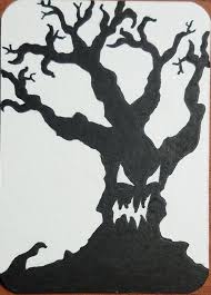 Kids will love these spooky, horror themed cartoon drawing ideas. How To Draw Spooky Trees Step By Step With Pictures Art By Ro