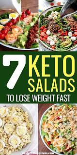 7 Keto Salad Recipes That Are Easy And Healthy Salad Recipes Low Carb Keto Recipes Easy Keto Meal Plan