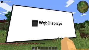 This mod is a world type that creates an unfolded copy of planet earth! Web Displays Mod 1 12 2 And 1 10 2 Watch Internet On Minecraft Wminecraft Net