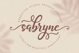 Sabryne Font by Subectype · Creative Fabrica | Font bundles, Script, Script  fonts