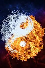 It fades from sun yang, yin earth and sun ya. Fire Water And Yin Yang Image 2925713 On Favim Com