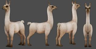 Alpaca 3ds Max Cat Rig 3d Model 3d Model Animated Animals Alpaca