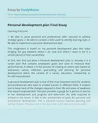 If success has eluded you so far, put these principles into action and watch the transformation. Personal Development Plan Final Free Essay Example