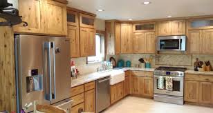 country hickory cabinets easy kitchen