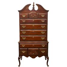20th Century Queen Anne Sumter Cabinet Co Solid Cherry 38 Highboy Chest Sumter Queen Anne Queen Anne Furniture