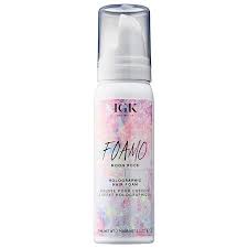 This will help to prevent peeling, rub off and cracking. Foamo Holographic Hair Foam Igk Sephora Holographic Hair Sephora Glitter Hair