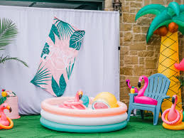Also, are there any decorations that would really make my party special? The Best Tropical Birthday Party Ideas For Kids Mint Event Design