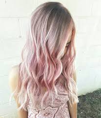 Bescene Blush And Blonde Alternating Diagonal Back Sections With Two Formulas Using Schwarzkopfusa Pear Hair Color Pastel Light Hair Color Pink Ombre Hair